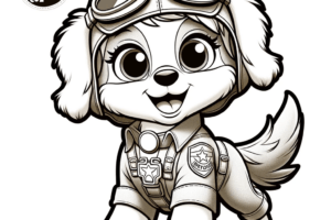 patrulha-canina-super-chase-para-colorir - Imprimir Desenhos