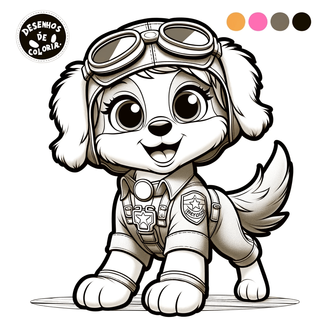 Patrulha Canina Desenhos para Colorir