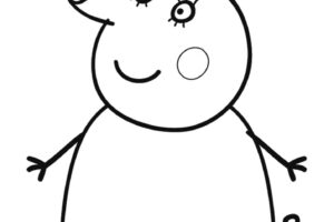 Pintar Desenho da Peppa Pig  Colorir Porquinha Peppa Mamae Pig