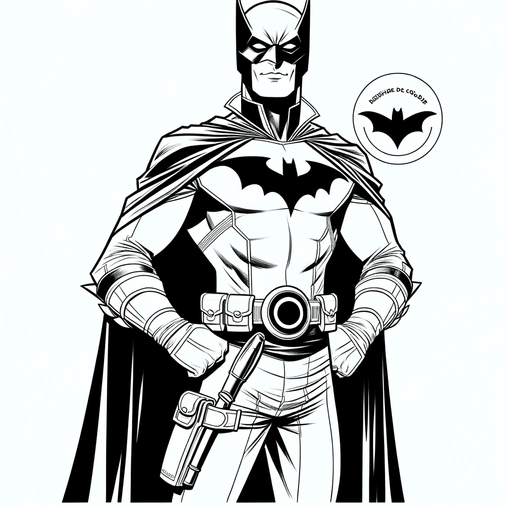 Imprimir Batman para colorir Colorir e Pintar!