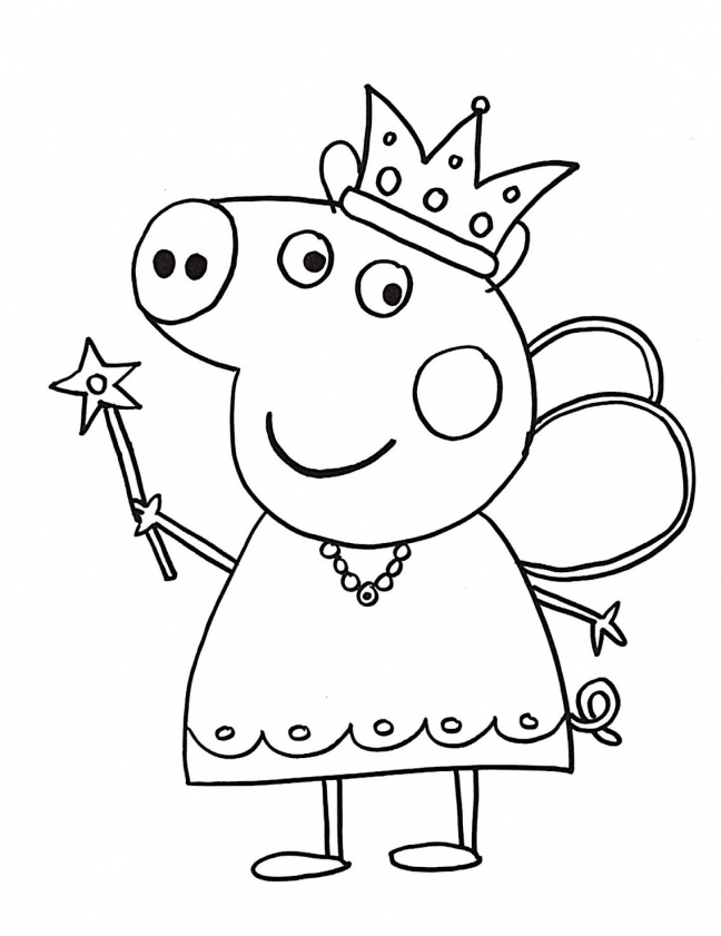 Desenhos de Peppa Pig para Colorir, Pintar e Imprimir 