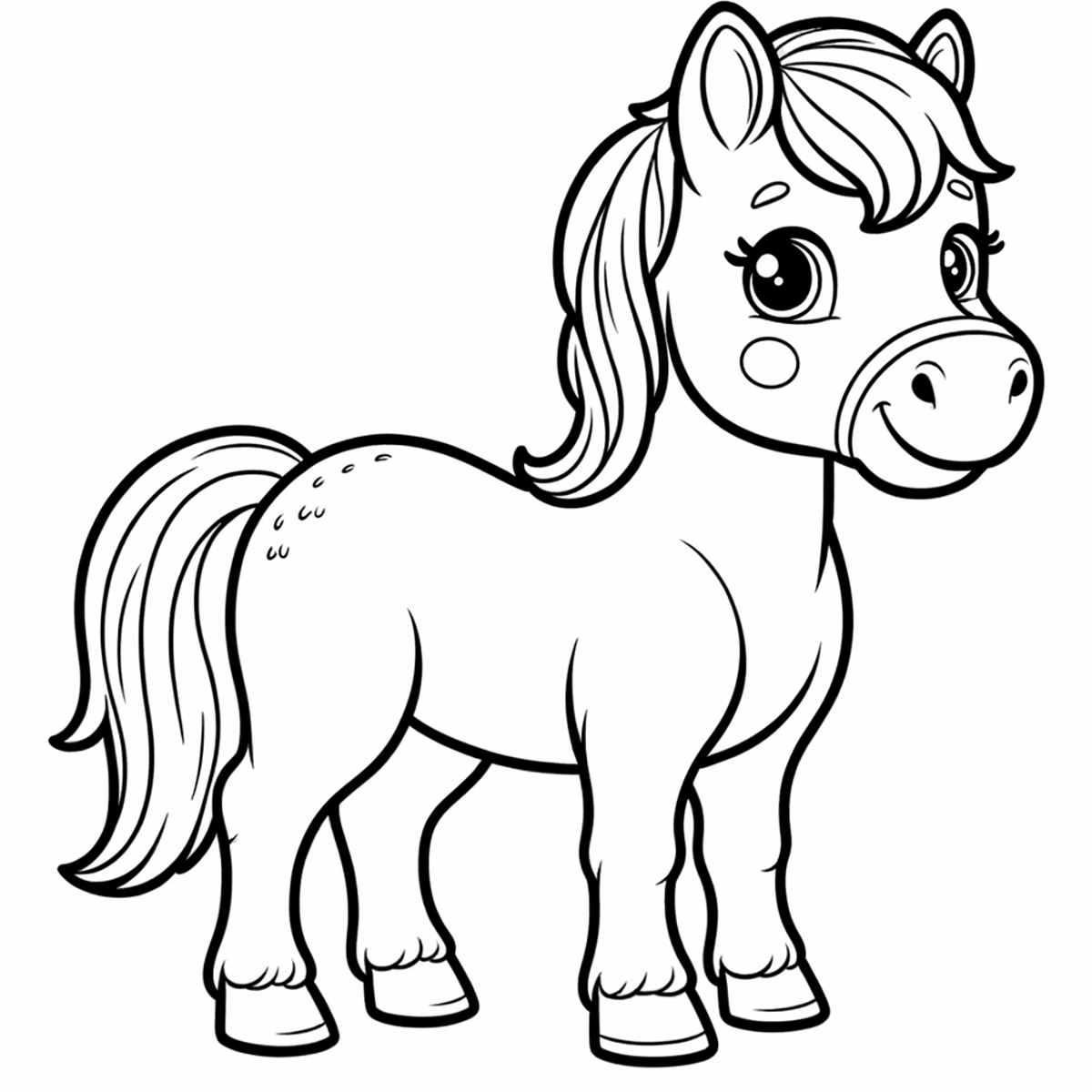 Cavalo para Colorir e Pintar [ 2023 ]